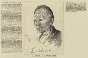 Tawhiao, a maori király